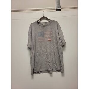 County Seat XL T-Shirt Gray USA Flag Graphic Tee Menswear Top